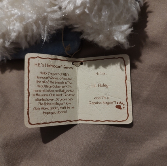 Boyds Bear The Head Bean Collection Blue Angel - Picture 4 of 4